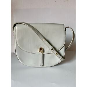 Donatienne Los Angeles women unique Leather bag, Light Grey Color Made in USA